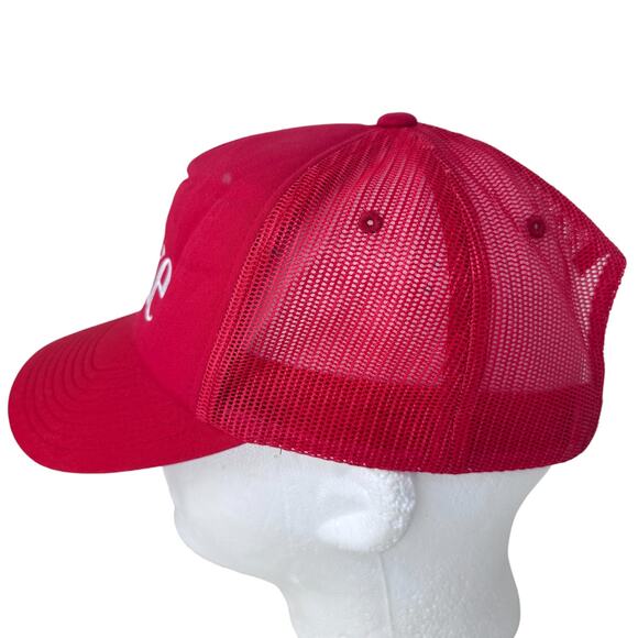 2022 Brixton Enjoy Coke Trucker Hat Red Adjustable Snapback Cap - Picture 6 of 12